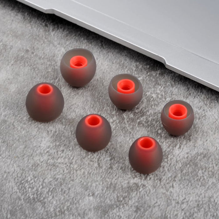 6pcs Anti-slip Silicone Ear Tips for Lenovo He05 Qe66 Jbl