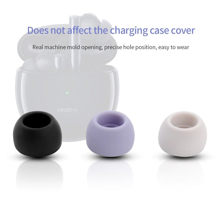 6pcs Anti-slip Silicone Ear Tips for Realme Air Buds 2