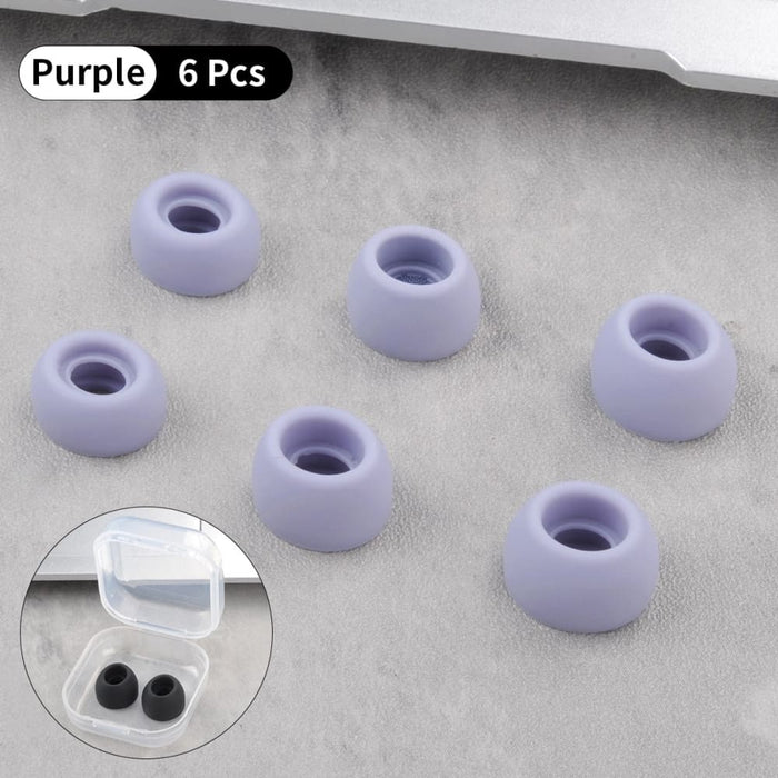 6pcs Anti-slip Silicone Ear Tips for Realme Air Buds 2