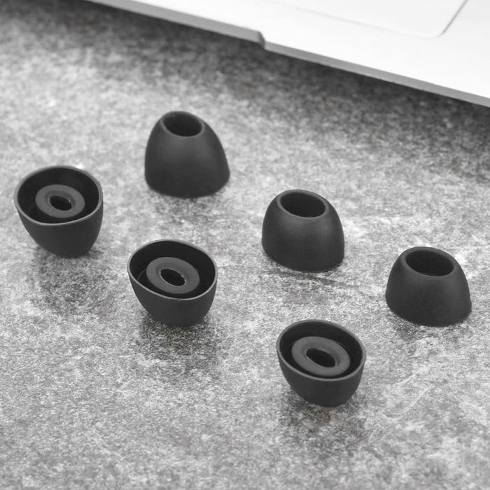 6pcs Oval Mouth Noise Cancelling Ear Tips for Xiaomi Huawei