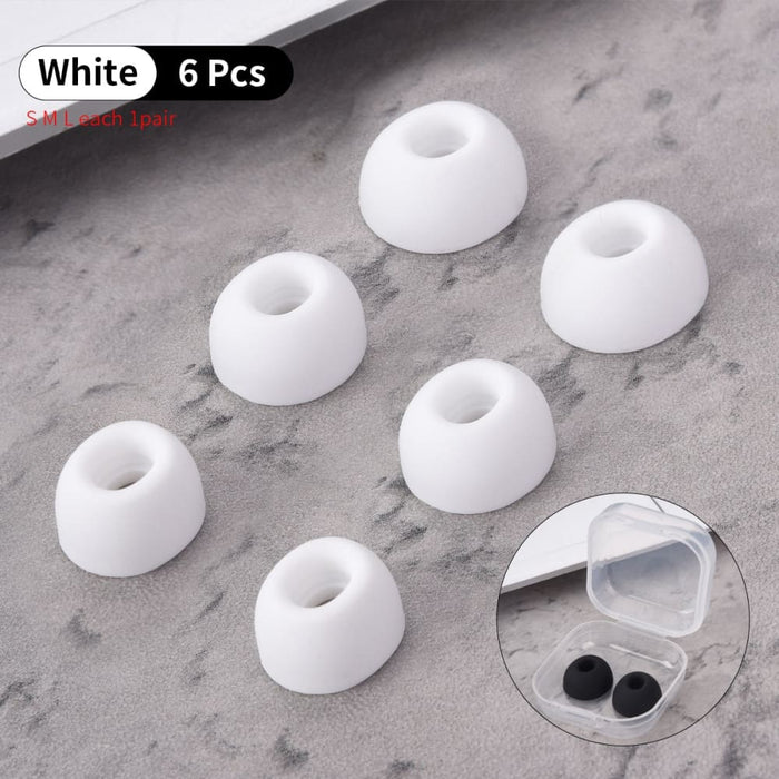 6pcs Oval Mouth Silicone Ear Tips for Zmi Purpods Pro Tws