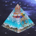 7 Chakra Crystal Orgone Pyramid Tree Of Life Amazonite