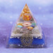 7 Chakra Crystal Stones Orgone Pyramid Generator Energy