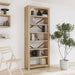 7-tier Bookcase 80x30x200 Cm Solid Wood Acacia Tapbnx