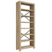 7-tier Bookcase 80x30x200 Cm Solid Wood Acacia Tapbnx