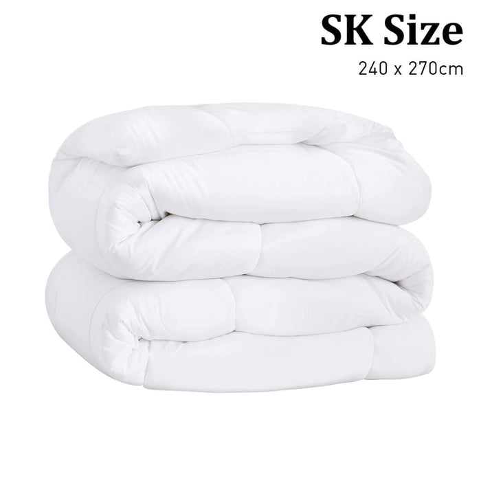 700gsm Goose Down Feather Comforter Doona - Super King
