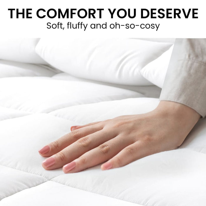 700gsm Goose Down Feather Comforter Doona - Super King