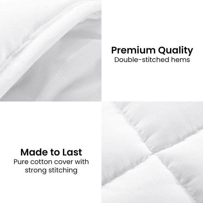 700gsm Goose Down Feather Comforter Doona - Super King