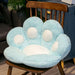 2x 70cm Mint Blue Paw Shape Cushion Warm Lazy Sofa