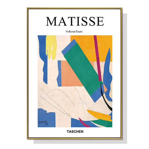 70cmx100cm Abstract Colour by Henri Matisse Gold Frame