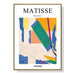 70cmx100cm Abstract Colour by Henri Matisse Gold Frame