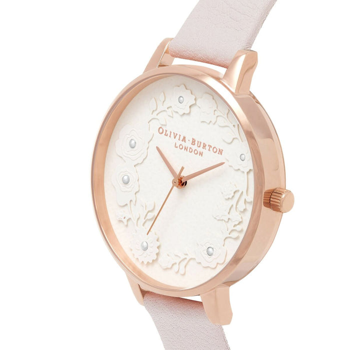 Olivia Burton OB16AR01 Women Beige Watch Quartz 30mm