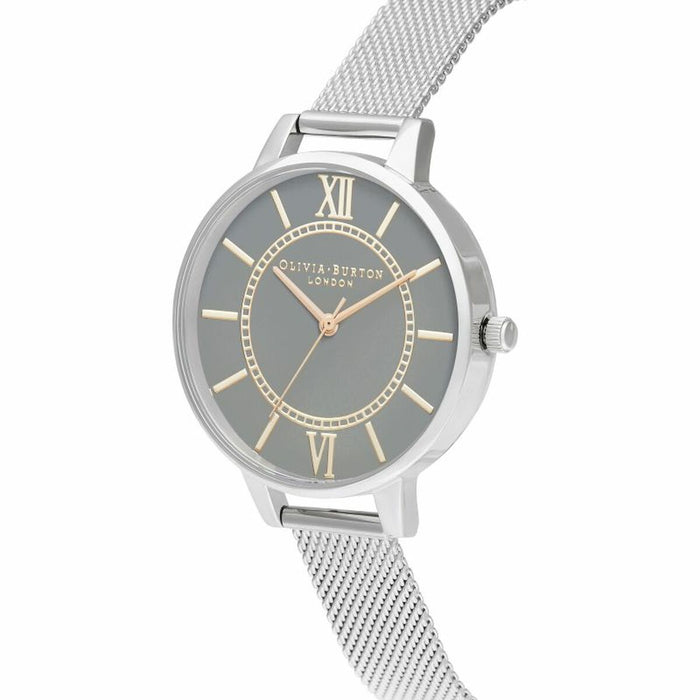 Olivia Burton OB16WD86 Women's Grey Watch Quartz 34mm
