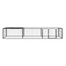 8-panel Dog Playpen Black 100x50 Cm Powder-coated Steel