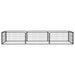 8-panel Dog Playpen Black 100x50 Cm Powder-coated Steel