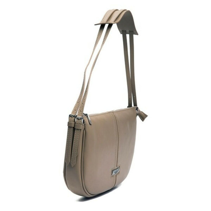 Women's Handbag Trussardi D66TRC00035 CAMEL Leather Cream