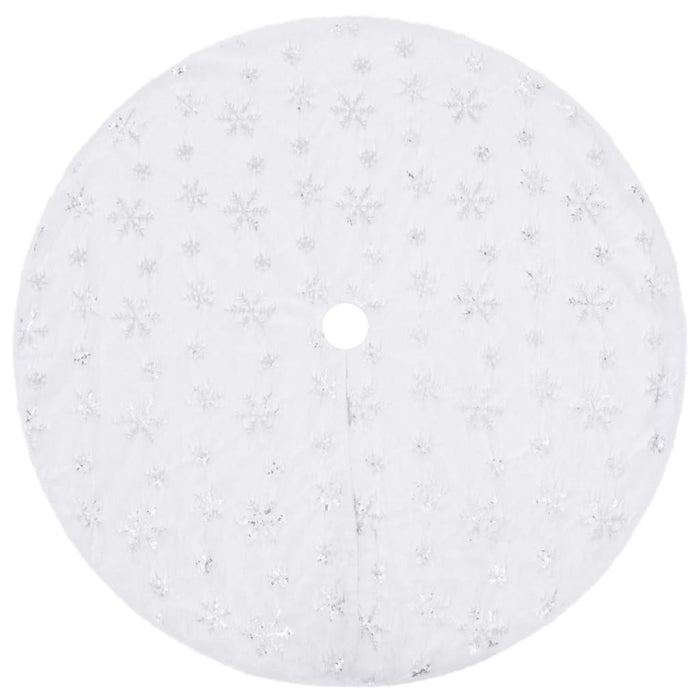 Luxury Christmas Tree Skirt White 90 cm Faux Fur TTBXIX
