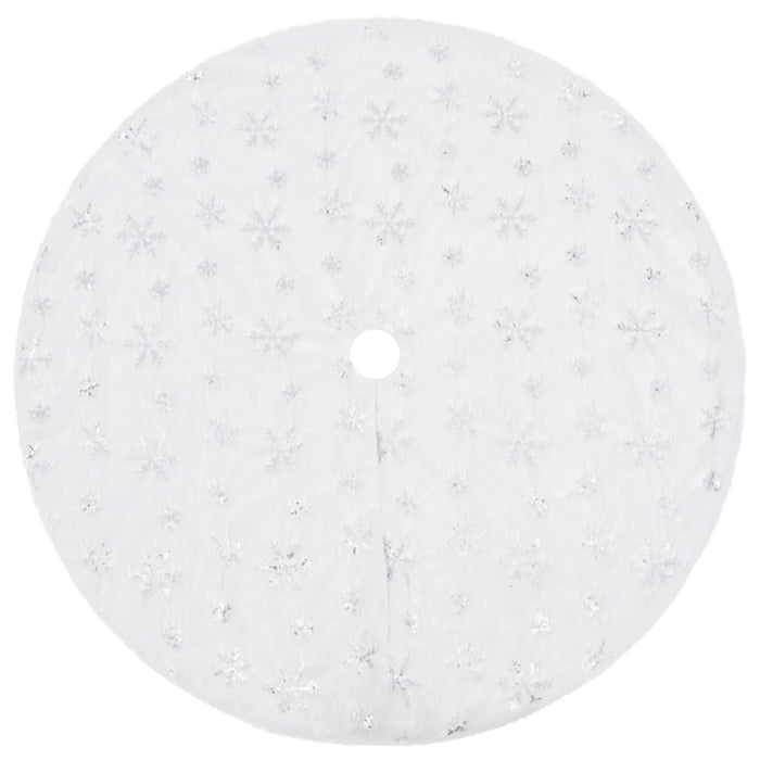 Luxury Christmas Tree Skirt White 150 cm Faux Fur TTBXIA
