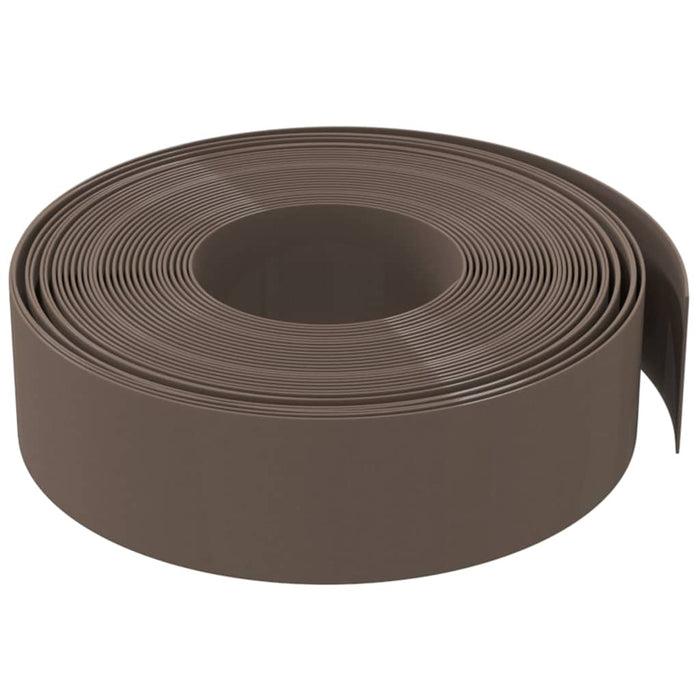 Garden Edgings 2 Pcs Brown 10 M 15 Cm Polyethylene Toppaan