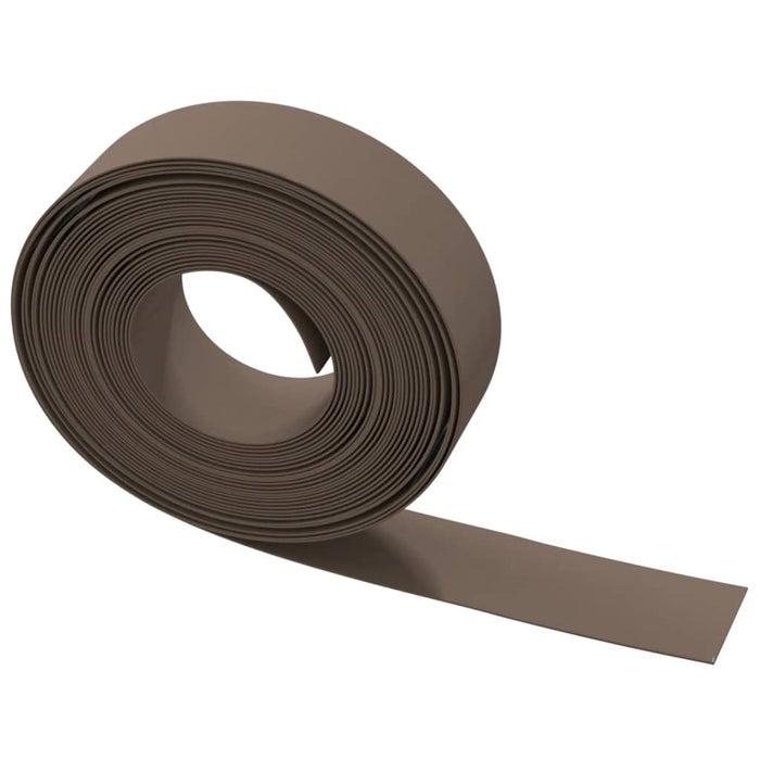 Garden Edgings 2 Pcs Brown 10 M 15 Cm Polyethylene Toppaan