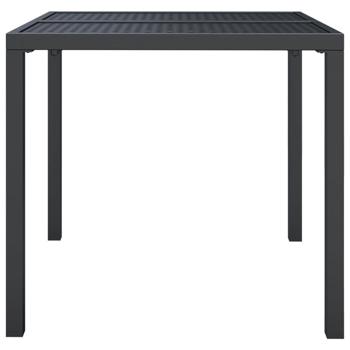 Garden Table Anthracite 80x80x72 cm Steel TLXIAT