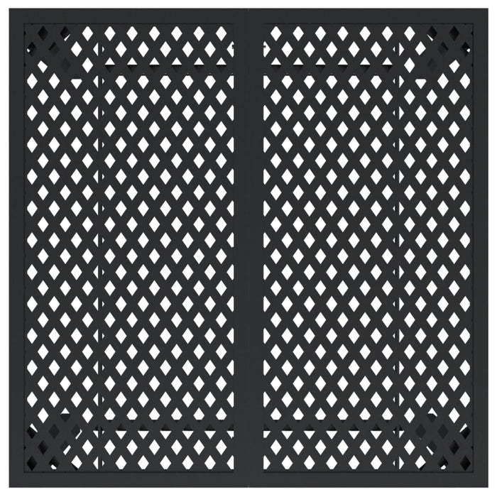 Garden Table Anthracite 80x80x72 cm Steel TLXIAT