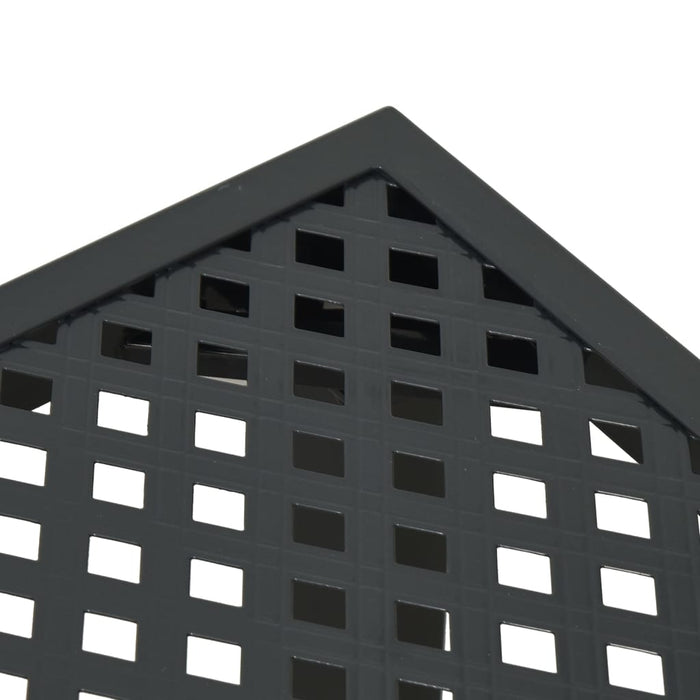 Garden Table Anthracite 80x80x72 cm Steel TLXIAT