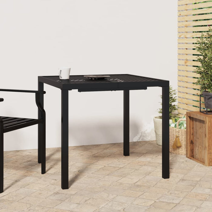 Garden Table Anthracite 80x80x72 cm Steel TLXIAT