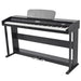 88-key Digital Piano with Pedals Black Melamine Board Ibbap