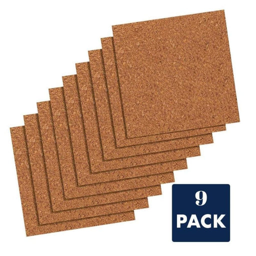 Nz Local Stock- 9 Pack of Cork Tiles | Thickness: 4.8mm