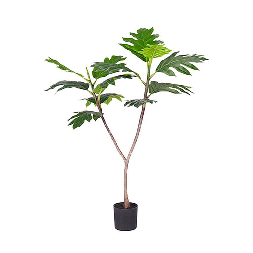 90cm Artificial Natural Green Split-leaf Philodendron Tree