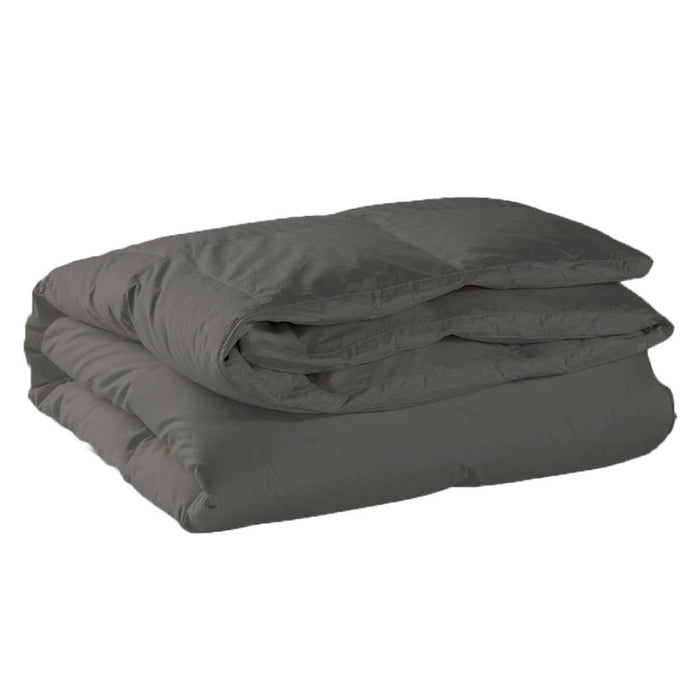 Queen Size Australian Made Summer Grey 200Gsm Bamboo Blend Quilt