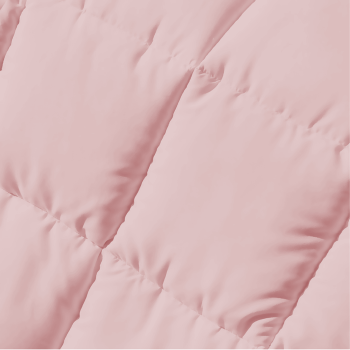 Queen Size Australian Made All Season Blush 400Gsm Bamboo Blend Quilt
