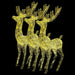 Xxl Acrylic Christmas Reindeers 250 Led 3 Pcs 180 Cm Warm