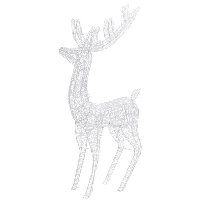 Xxl Acrylic Christmas Reindeers 250 Led 3 Pcs 180 Cm Warm
