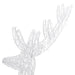 Xxl Acrylic Christmas Reindeers 250 Led 3 Pcs 180 Cm Warm