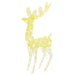 Xxl Acrylic Christmas Reindeers 250 Led 3 Pcs 180 Cm Warm