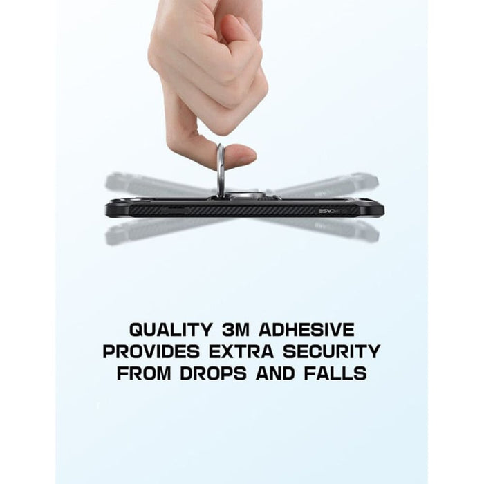 Adhesive Ring Holder And Kickstand - Black