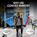 Adjustable Convex Bicycle Rearview Mirror