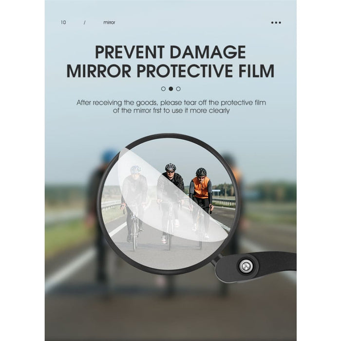 Adjustable Convex Bicycle Rearview Mirror