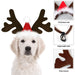 Adjustable Elastic Strap Reindeer Headwear Costumes for Dogs