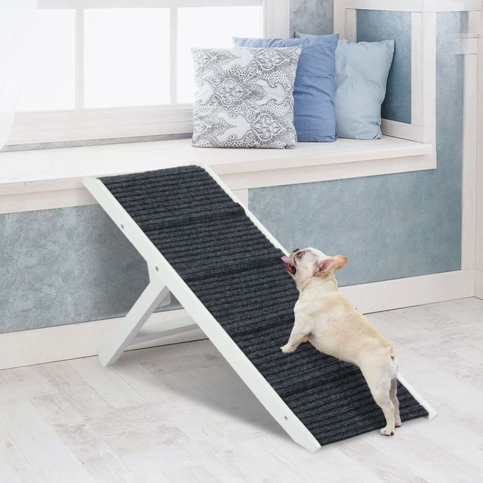 Adjustable Dog Ramp Height Stair For Bed Sofa Cat Dogs