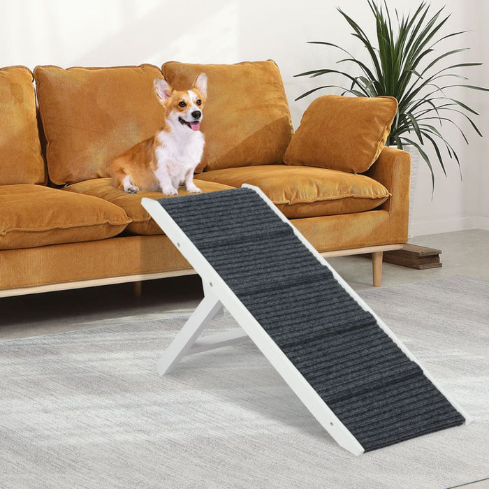 Adjustable Dog Ramp Height Stair For Bed Sofa Cat Dogs