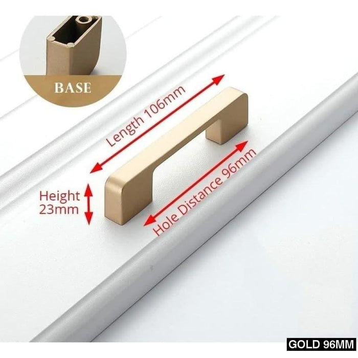 American Style Kitchen Cupboard Pulls Zinc Aolly Gold