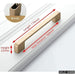 American Style Kitchen Cupboard Pulls Zinc Aolly Gold