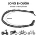 Anti - theft Bold And Long Chain Bicycle Lock