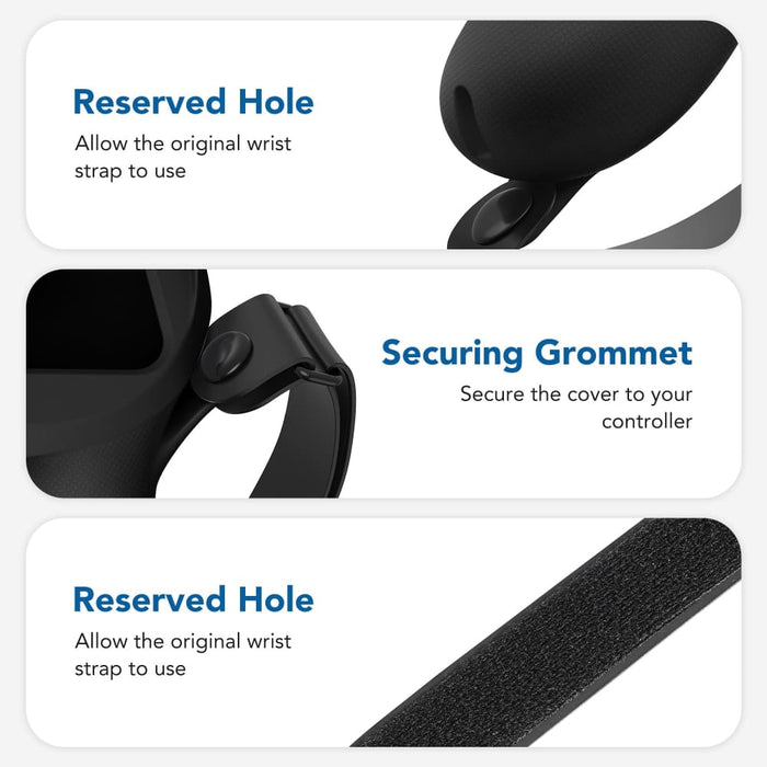 Anti-throw Touch Controller Grip with Silicone Protective