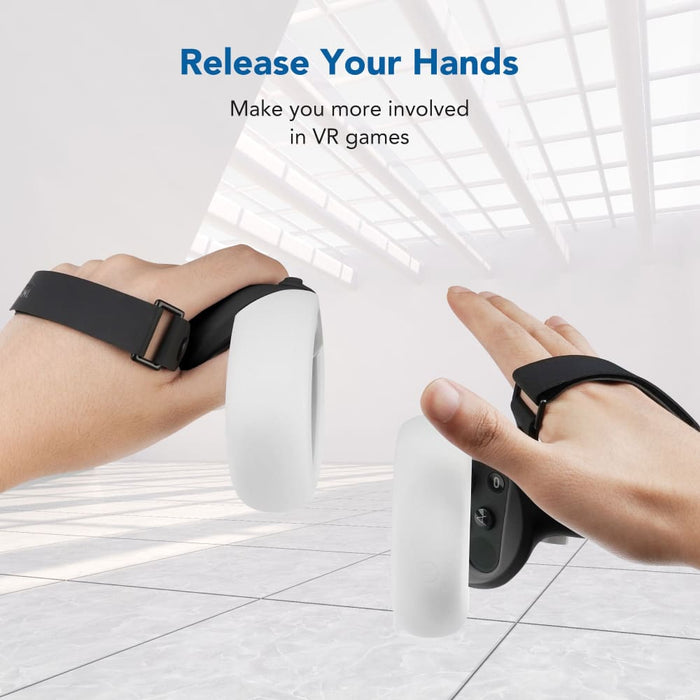 Anti - throw Touch Controller Grip With Silicone Protective