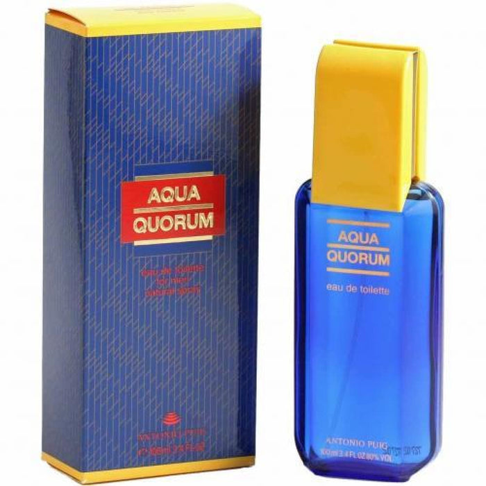 Aqua Quorum Edt Spray by Antonio Puig for Men - 100 Ml