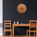 Arabic Numerals Wooden Wall Clock